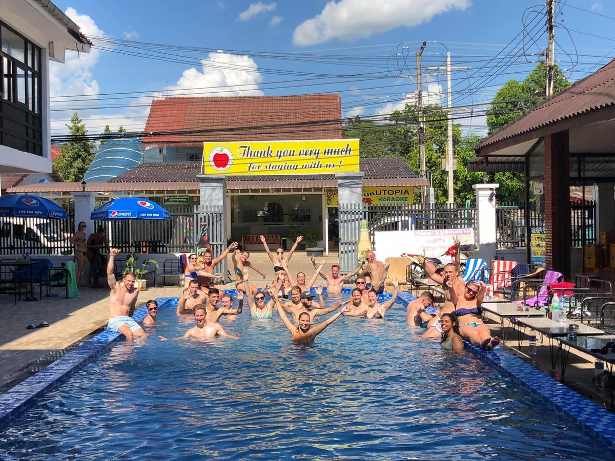Nana Backpackers Hostel Vang Vieng Buitenkant foto